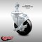 Service Caster 4 Inch SS Hard Rubber Wheel Swivel 1/2 Inch Threaded Stem Caster with Brake SCC SCC-SSTS20S414-HRS-TLB-121315 - alternate 3